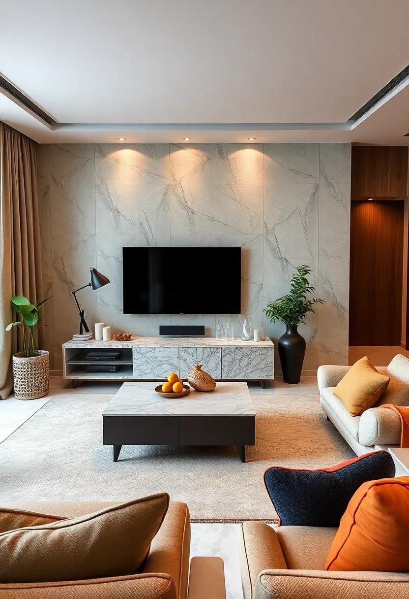 Showcasing Your Style: Customizable Options for Marble TV Units