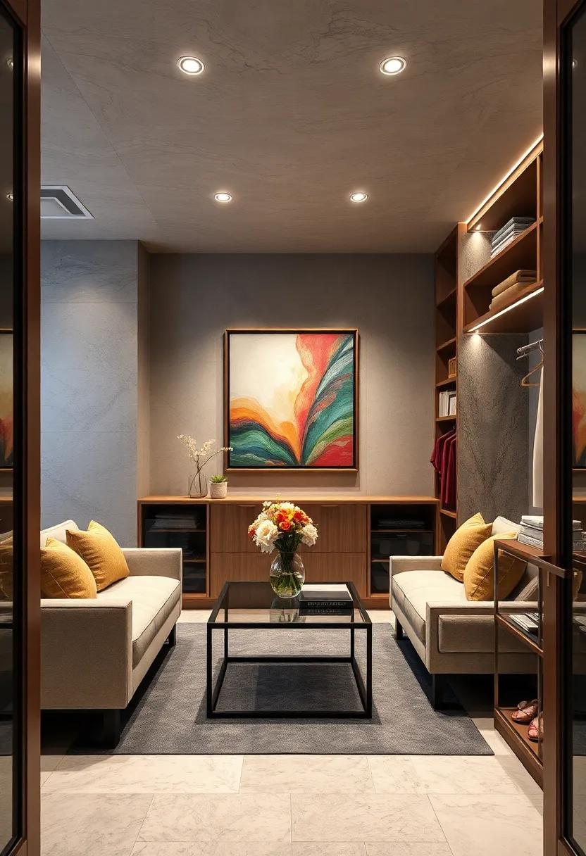 Accent ‍Walls with Art: Strategically placed artwork to‍ evoke ‍inspiration ​and ⁢artistry within your closet space