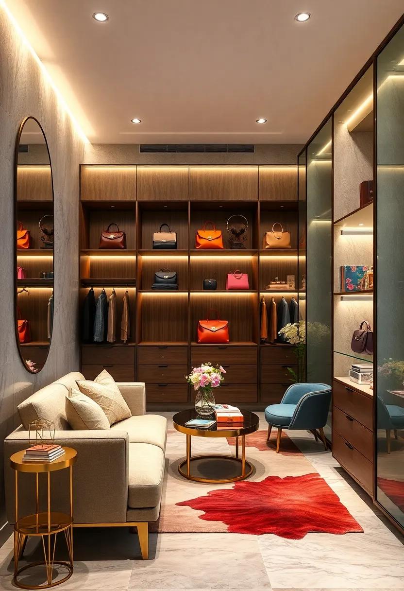 Unique ⁣Display ⁢Nooks: Creative spaces to⁢ showcase designer ‌handbags and accessories, turning your closet into a personal ⁣boutique
