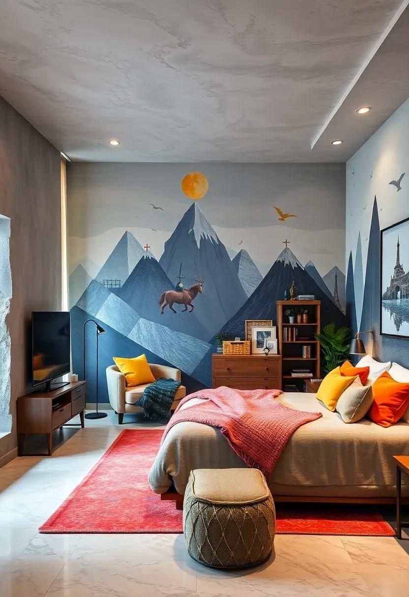 Transforming Walls With Whimsical Murals ‌and⁣ Adventurous Themes