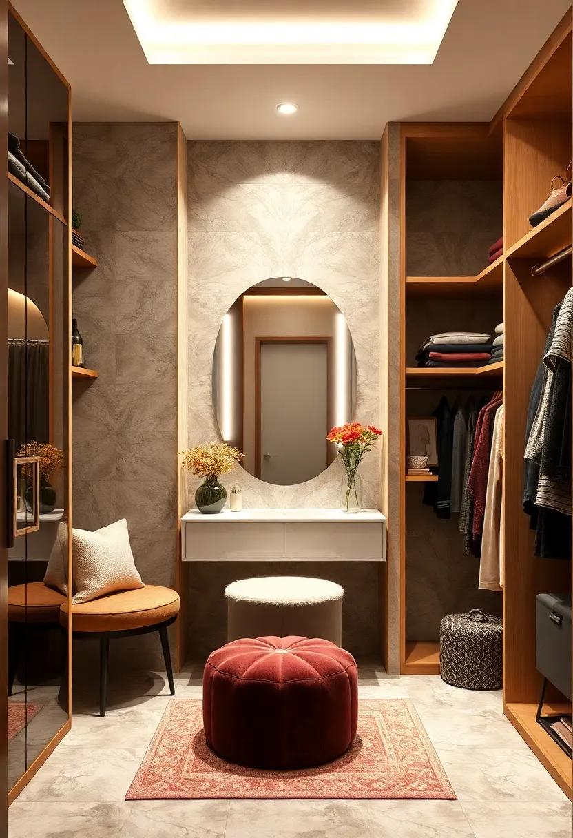 Hidden Vanity Station: incorporate a concealed vanity area with a well-lit mirror, ensuring you ‍have ⁤a private spot ​for all your beauty needs