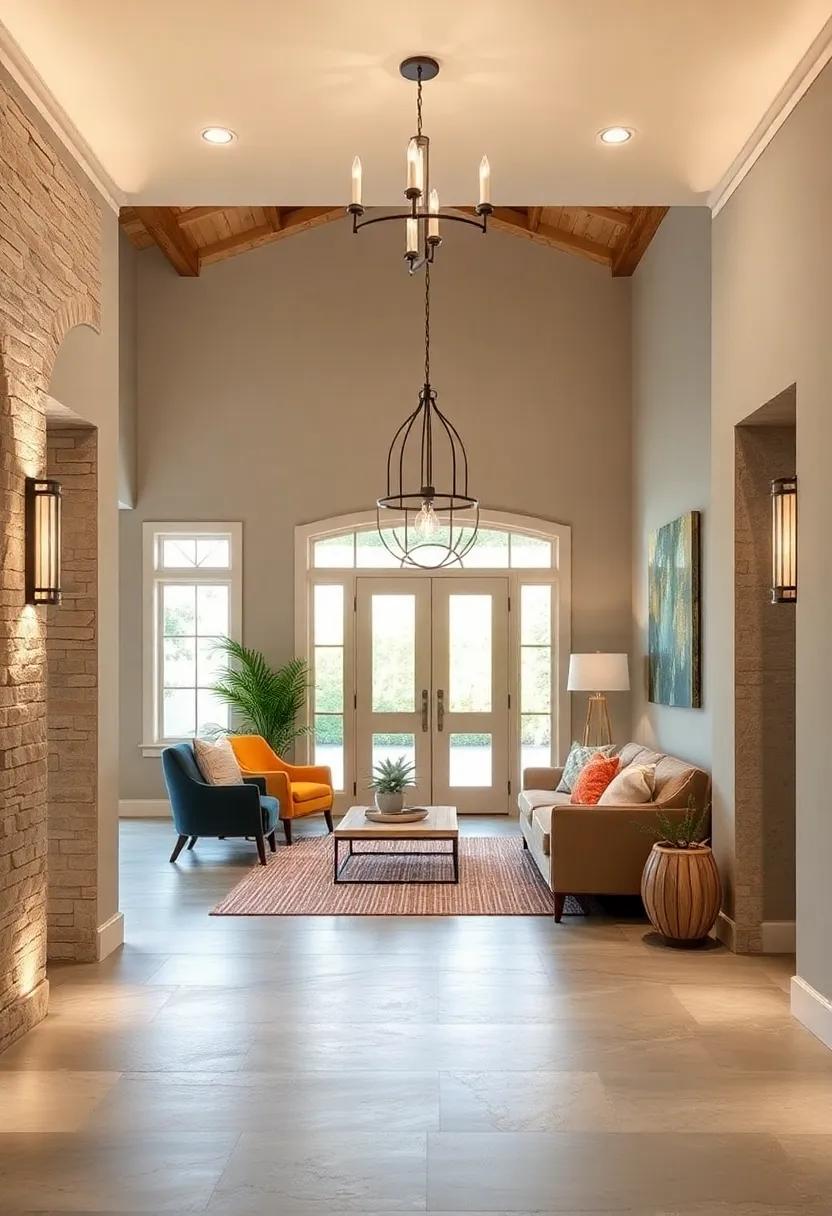 Multi-Layered Lighting: Use a ⁢combination of ‍ambient, task, and accent lighting to create ⁢a ⁤well-lit entry that ⁤is both functional and⁣ visually appealing