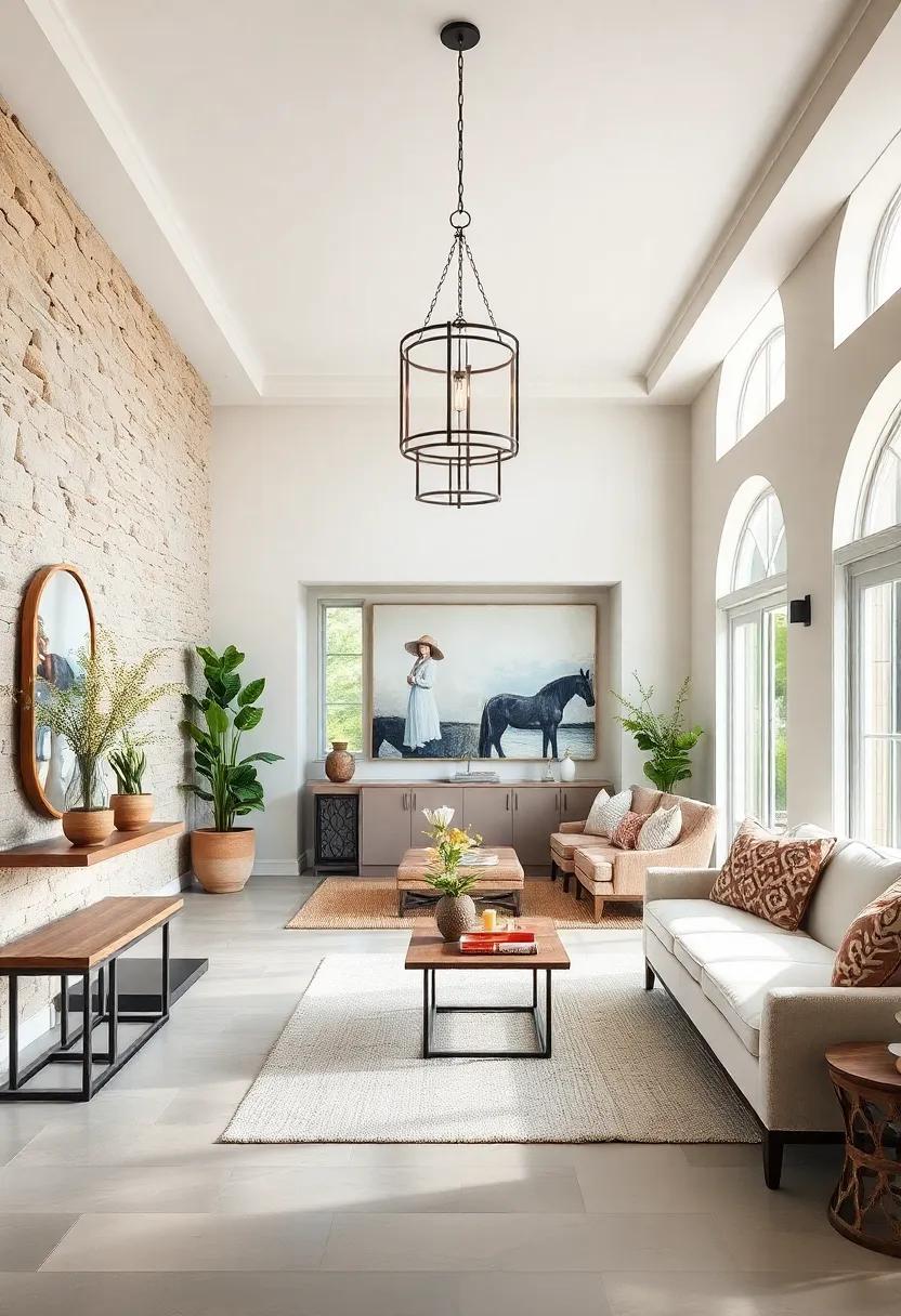 Play with Scale: Introduce oversized ‌art ⁢or décor ‍elements to create visual drama, proving that grand gestures can⁣ coexist with farmhouse charm