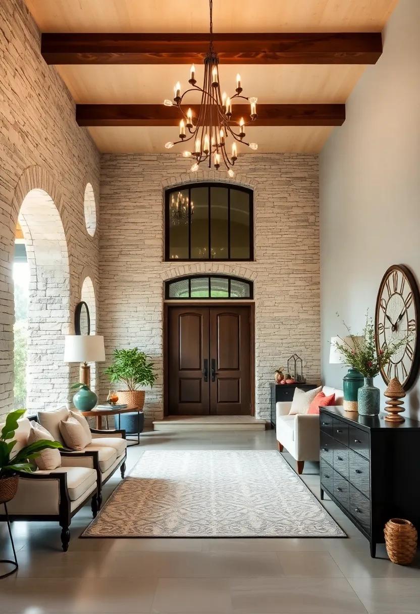 Statement Lighting: Install a magnificent ⁢chandelier⁤ or ⁢a set of pendant lights to⁢ draw the eye upward, creating a⁣ sophisticated focal point​ in your​ entryway