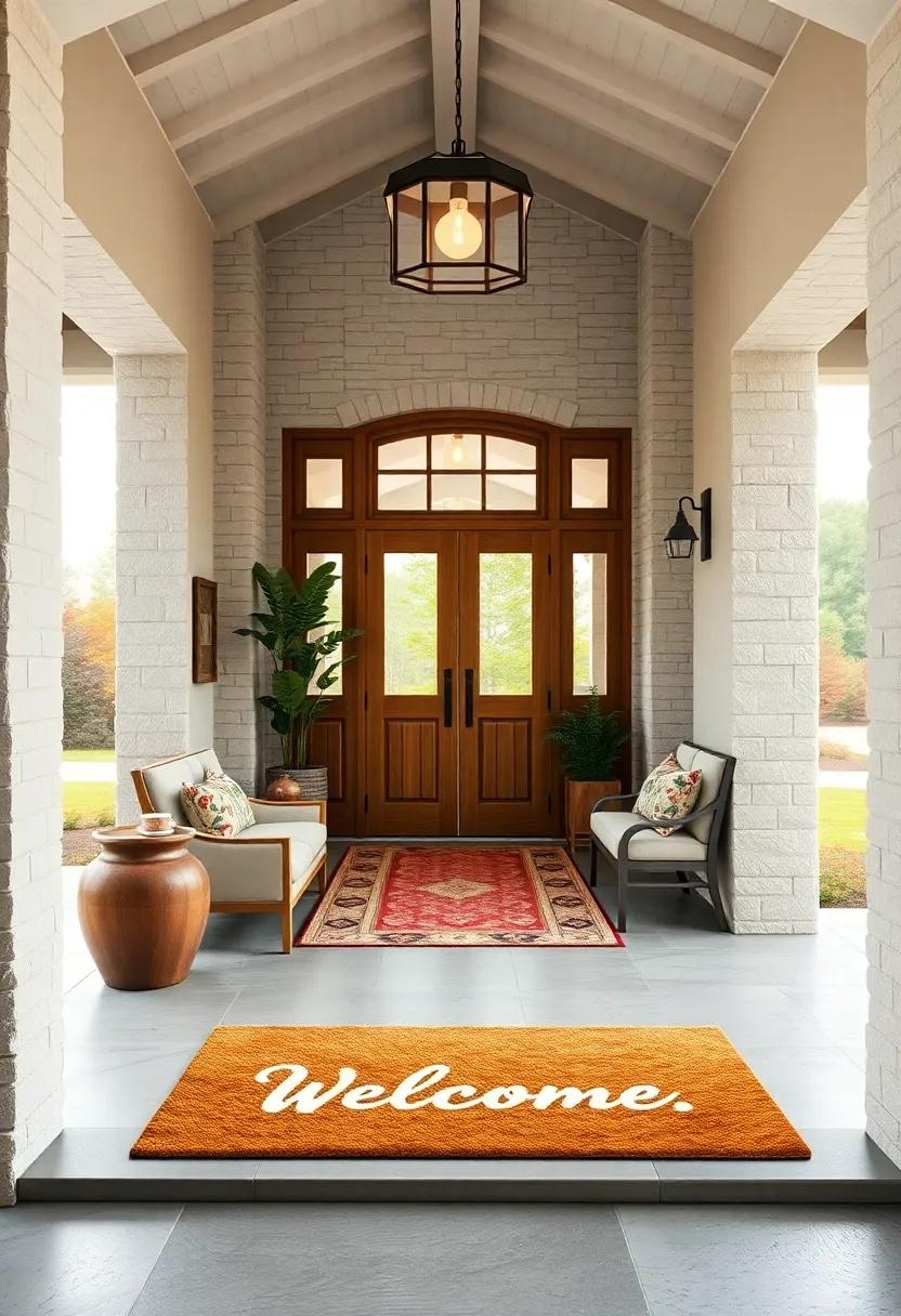 Warm Welcome: Add ​a ⁢touch of⁣ hospitality with a beautifully designed doormat that ⁢sets the tone for your home’s ⁤entrance before guests even step inside