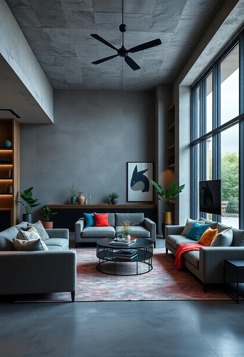 Contrast‌ in ⁣Color: Balancing Dark Hues‌ with Vibrant Accents for ​visual Interest