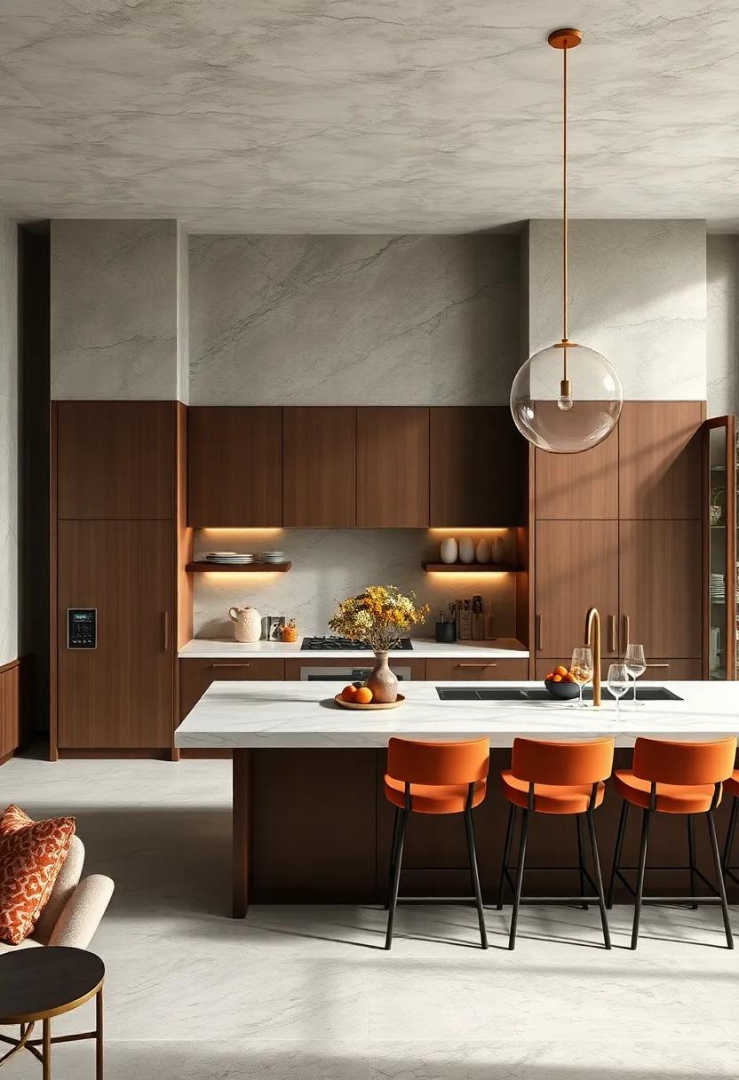 Add a Chic Island: A spacious kitchen ⁢island can act as a centerpiece ​for culinary ⁢creativity, complete with stylish seating and elegant finishes