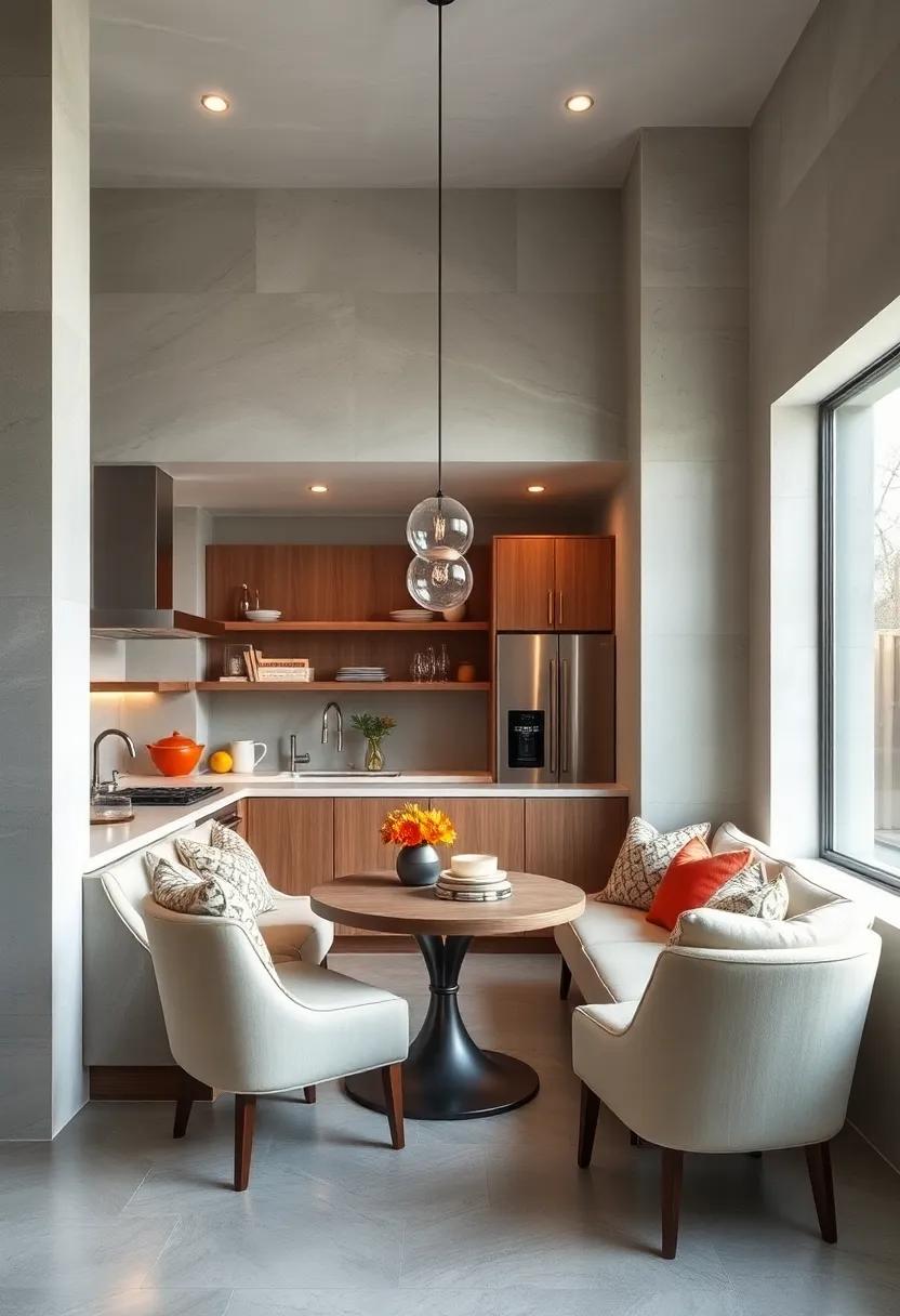 Create a ​Cozy Nook: Designate ⁤a small corner as⁢ a breakfast nook with plush ‌seating and soft textures for a comfortable yet luxurious spot