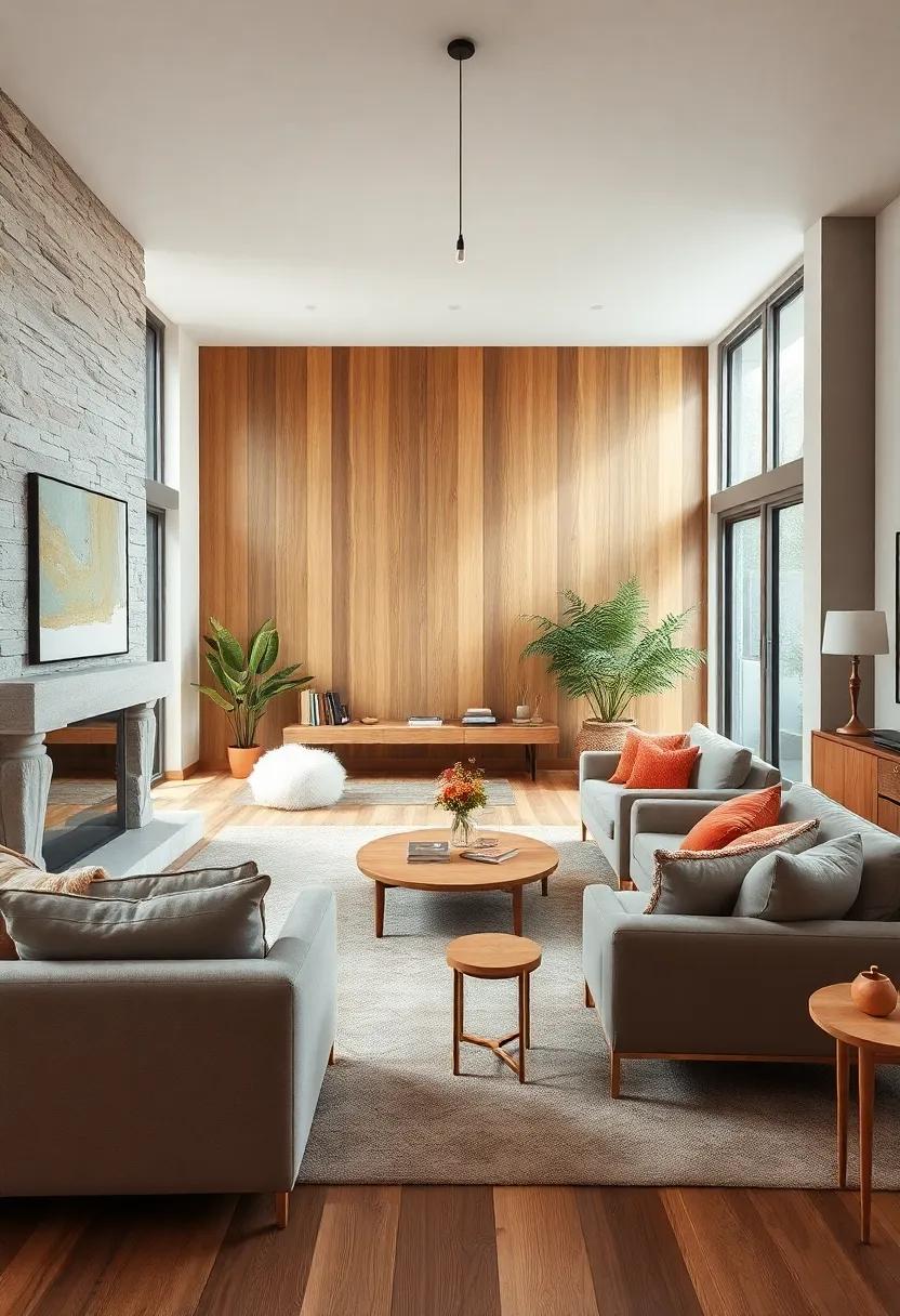 Layering Comfort: ⁤Combining textiles with Natural ​Wood Elements
