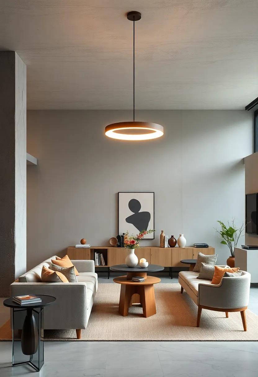The halo‍ Pendant: A glowing circle that captures simplicity and elegance,perfect for a dining area or foyer