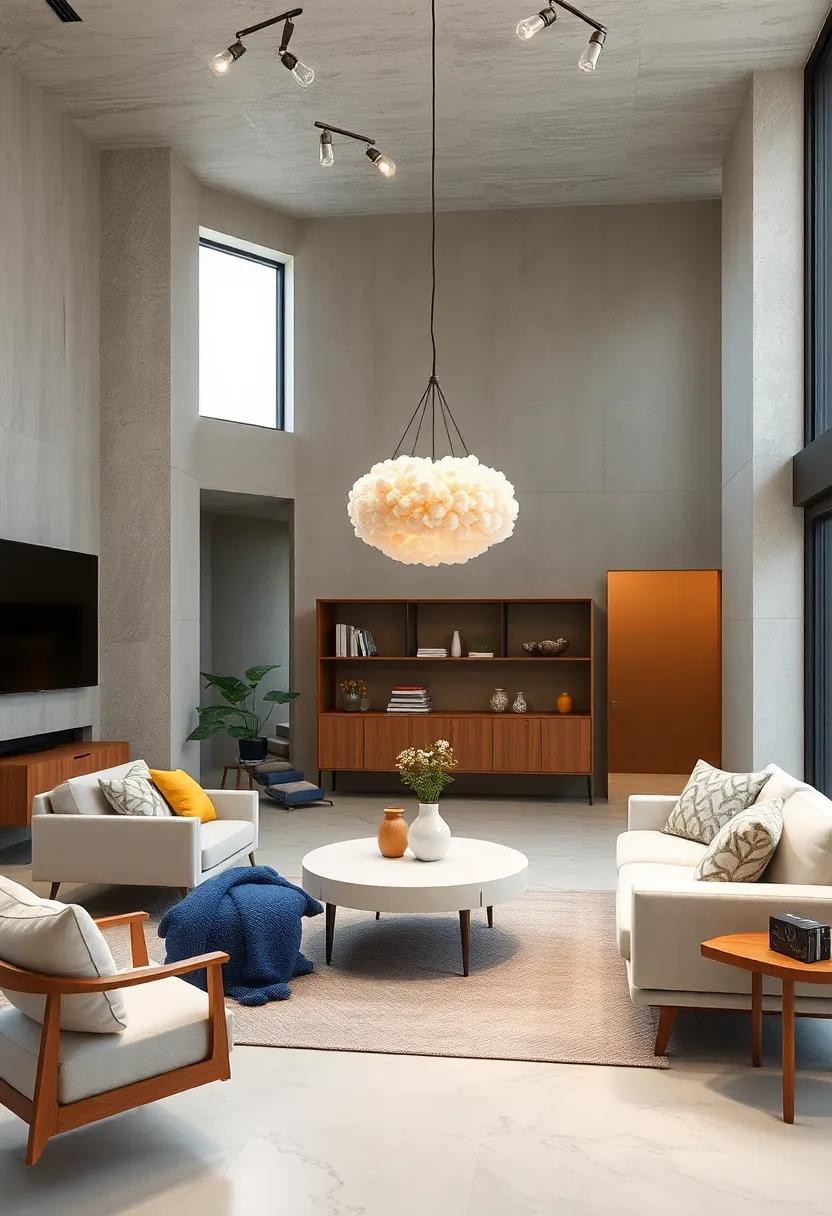 the Pom Pom Pendant: A whimsical touch for cozy corners, ⁢this fixture blends​ soft textures with​ modern design