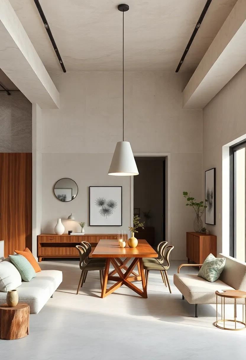 The Cone Pendant:⁣ A strikingly simple shape that directs light downward, excellent for focused lighting in dining​ spaces
