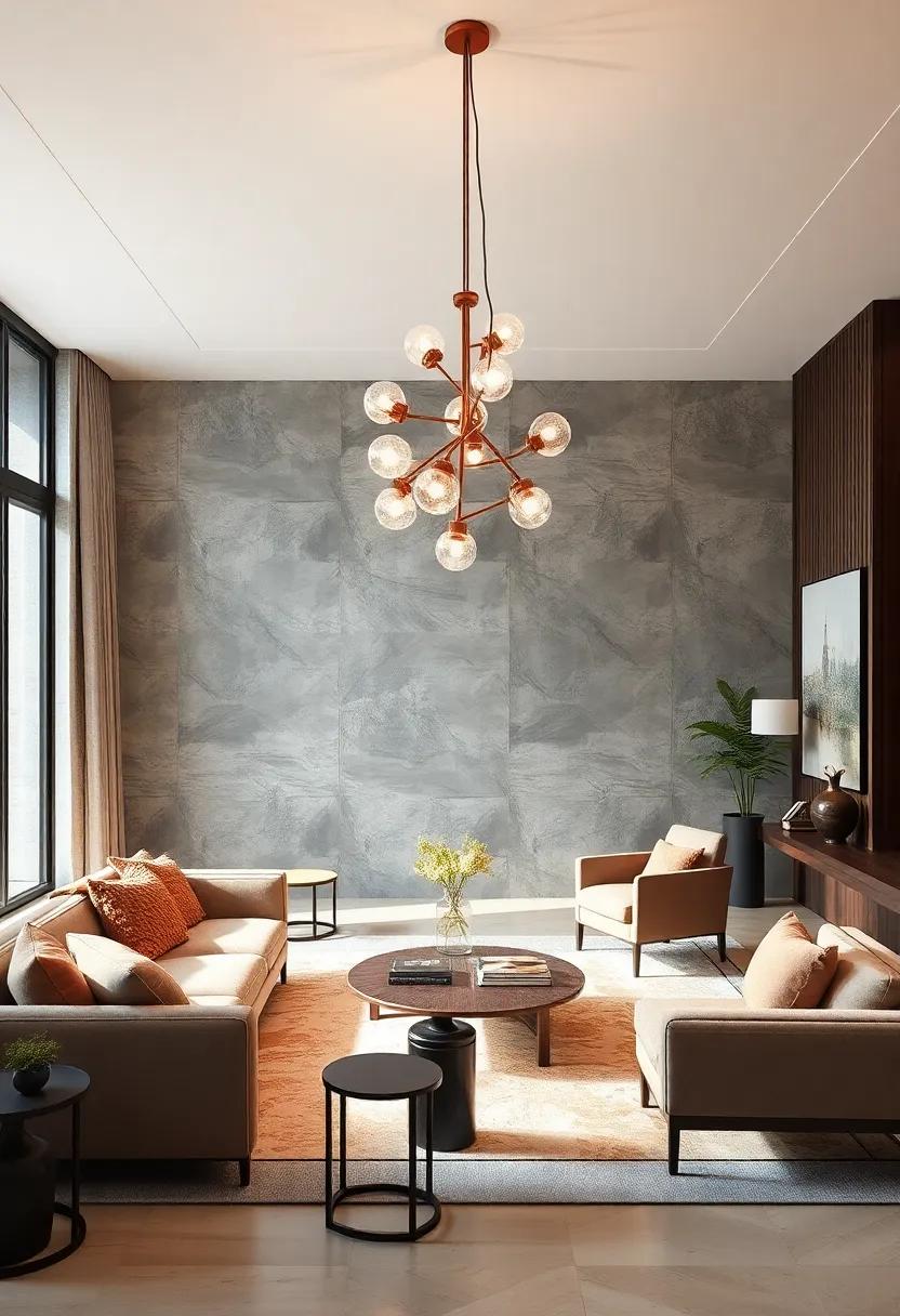 The Asymmetrical ⁢Chandelier: A conversation starter that combines unexpected forms, making it perfect for open-plan ‍living⁢ areas