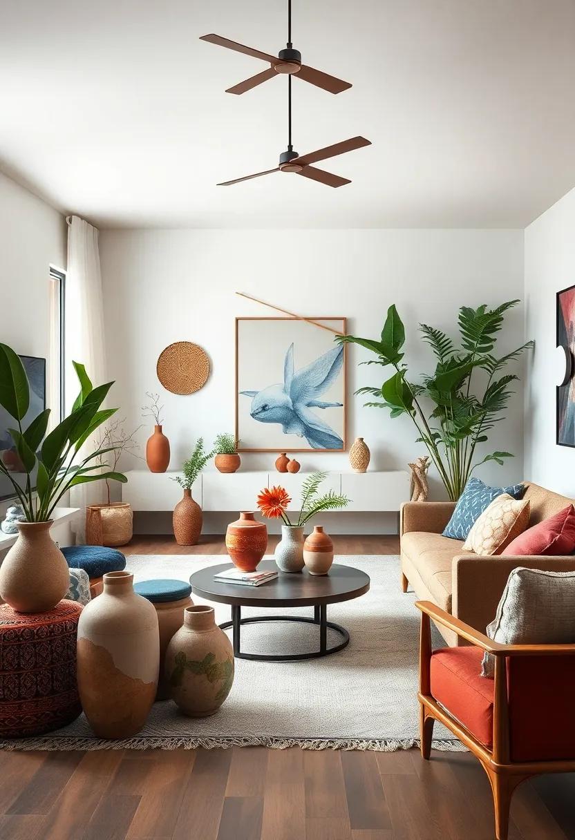Artistic Pottery: Showcase ​a collection ⁤of handmade ceramic vases and planters that ⁣highlight artisanal craftsmanship