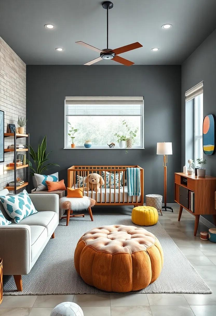Retro Vibes:​ Incorporate mid-century modern furniture and retro patterns, blending nostalgia with ⁢contemporary style​ for a unique nursery