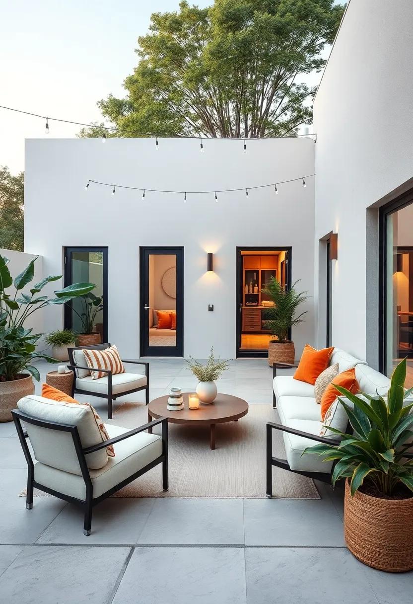 Capturing the Essence of Minimalism with Sleek ‍Patio Designs