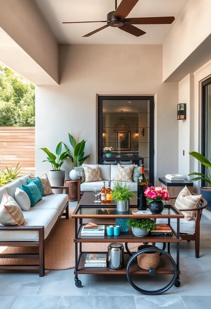 Curate an Elegant ​Outdoor Bar Cart: Stylish Options for Entertaining