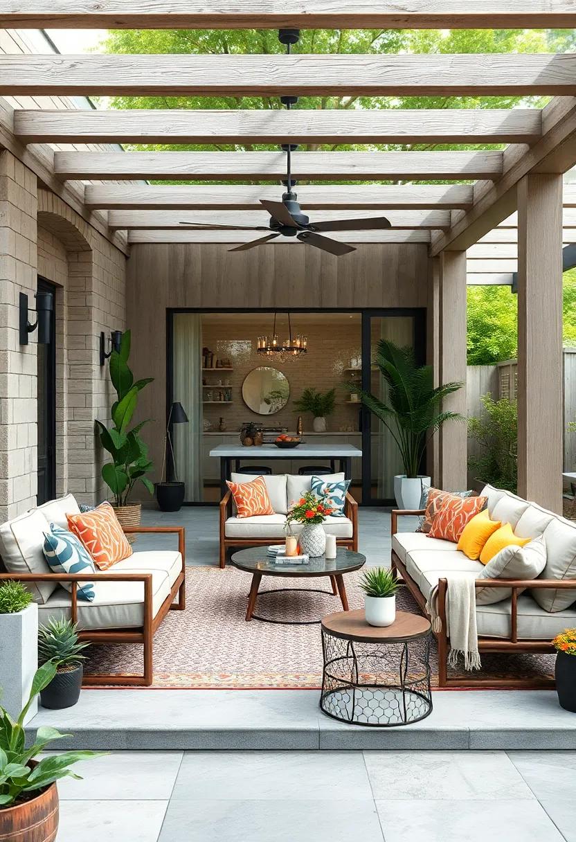 Exploring the Fusion of Indoor Comforts Outdoors for a cozy Vibe