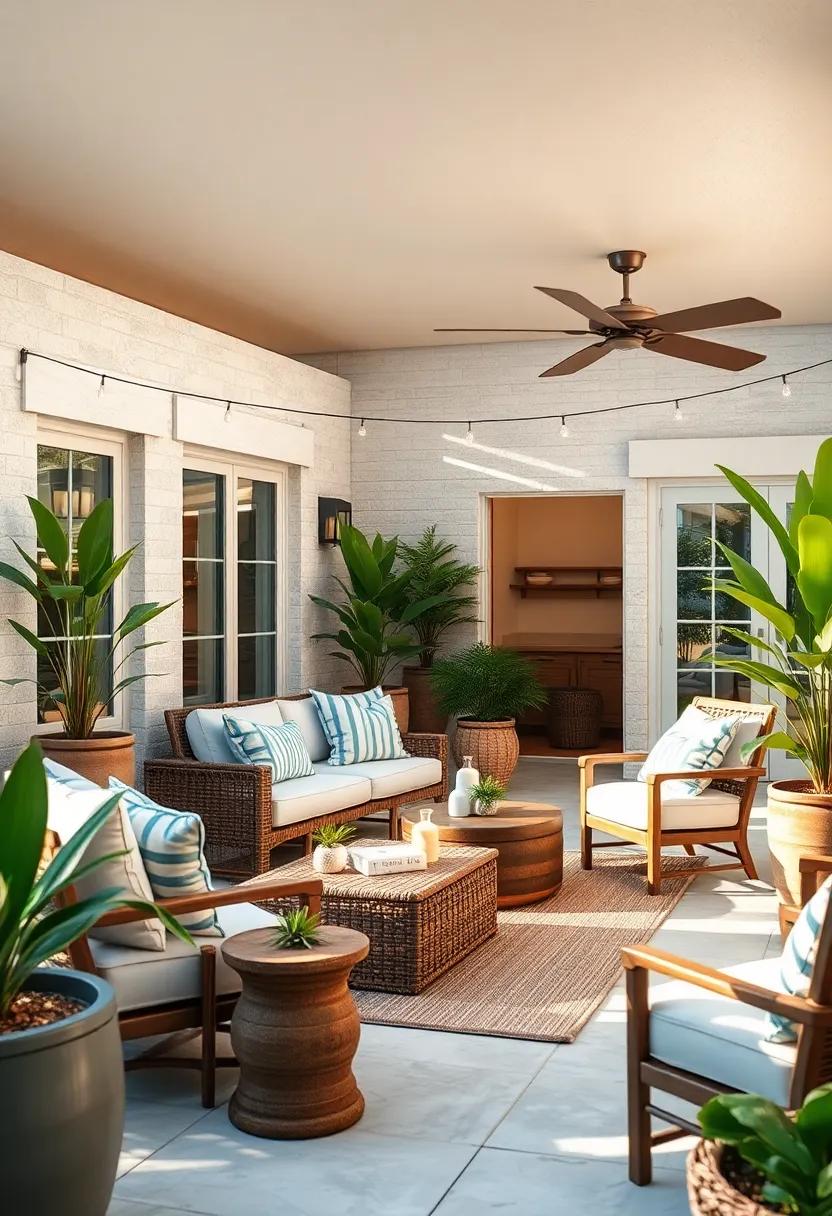 Transforming Your Patio Into a Coastal ⁣Escape​ with Nautical themes