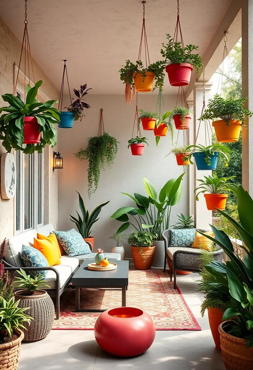 Playful ⁣Patterns: Use brightly colored⁣ pots and unique hanger‍ designs⁢ to express your personality,⁤ ensuring​ your patio reflects your individual ⁣style while⁣ being enveloped in greenery