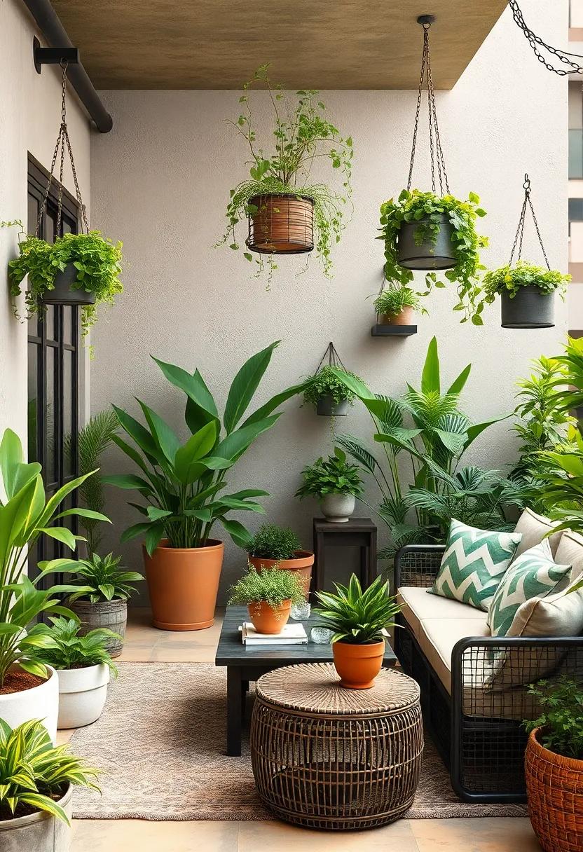 Rustic Industrial: Combine metal ⁣planters with ⁤vintage-style chains to create an industrial-chic atmosphere that's perfect‍ for urban dwellers