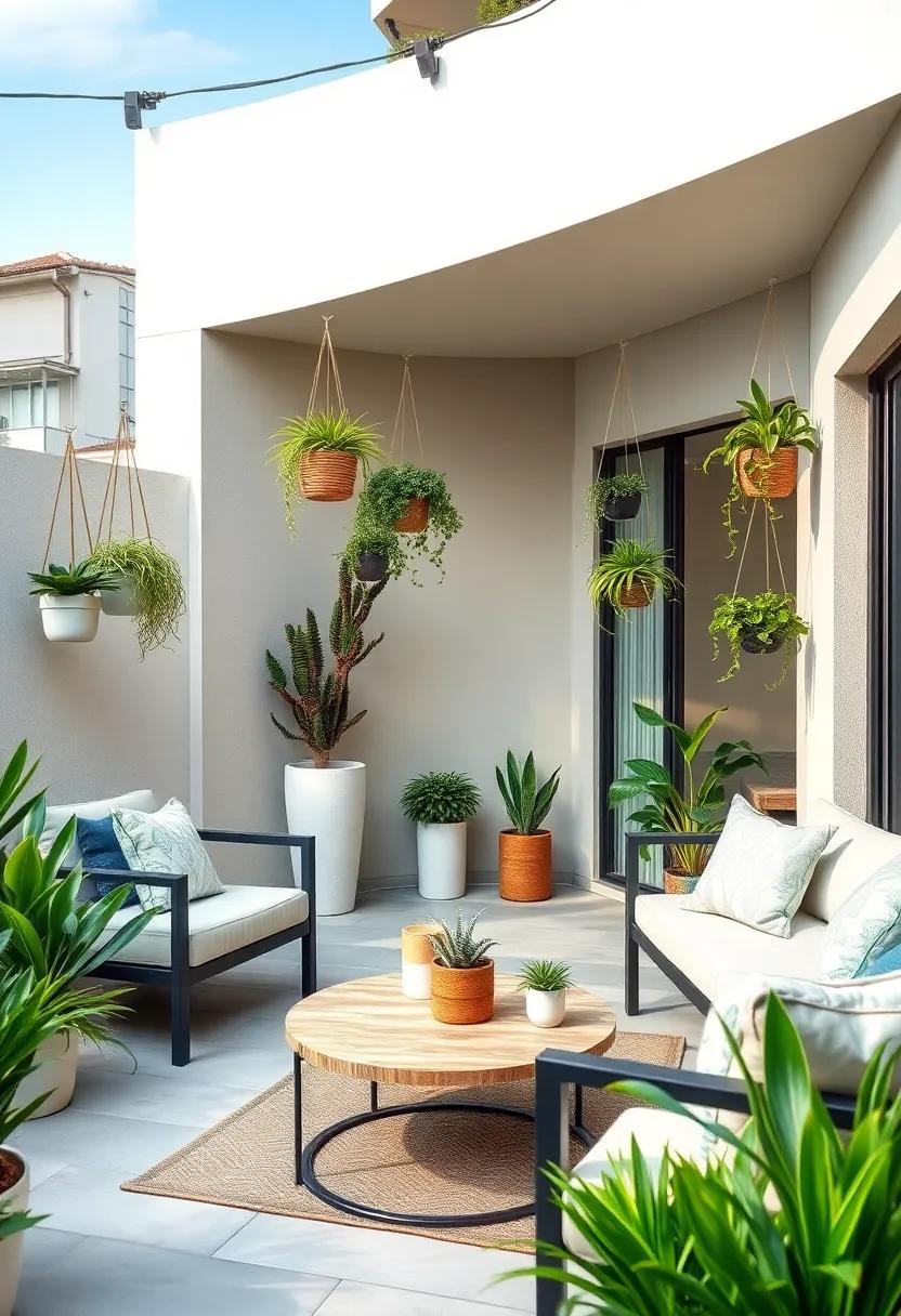 Urban Jungle: Transform a sleek modern patio with ⁤minimalist ‍planters brimming with succulents and‍ air plants, creating a refreshing contrast to​ city living