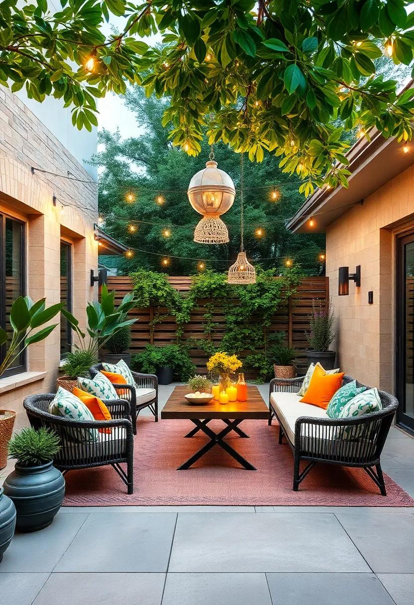 Garden party ‌Experience: ‍Transform a​ patio into a festive venue⁢ with ⁢string lights,⁤ ample seating, ‍and colorful table settings for memorable gatherings