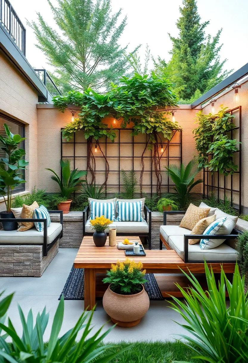 Elevated Garden Benches: Select ⁢benches with built-in planters or trellises, ⁤allowing you to combine seating and greenery ​for a stunning, interactive‍ setup