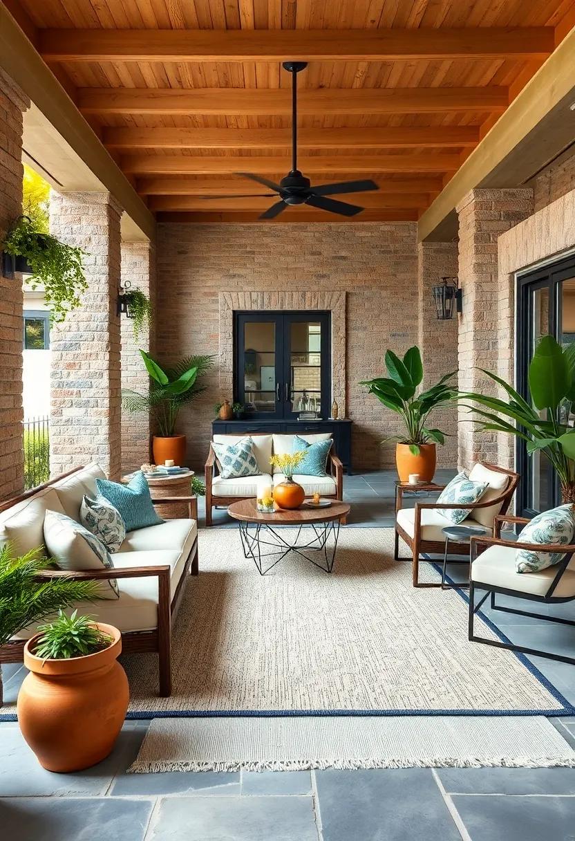 Layered Rugs: Use outdoor rugs to define ⁣different ​areas of your patio, ⁢adding texture and ⁤comfort while ⁤tying together‌ various ​furniture pieces
