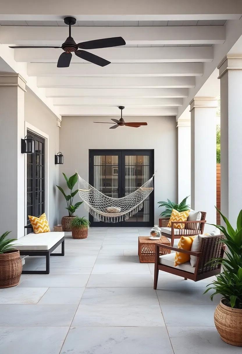 Add a Swing​ Chair: Combine a hammock with a swing chair for added fun and ⁤comfort ‍in your outdoor retreat