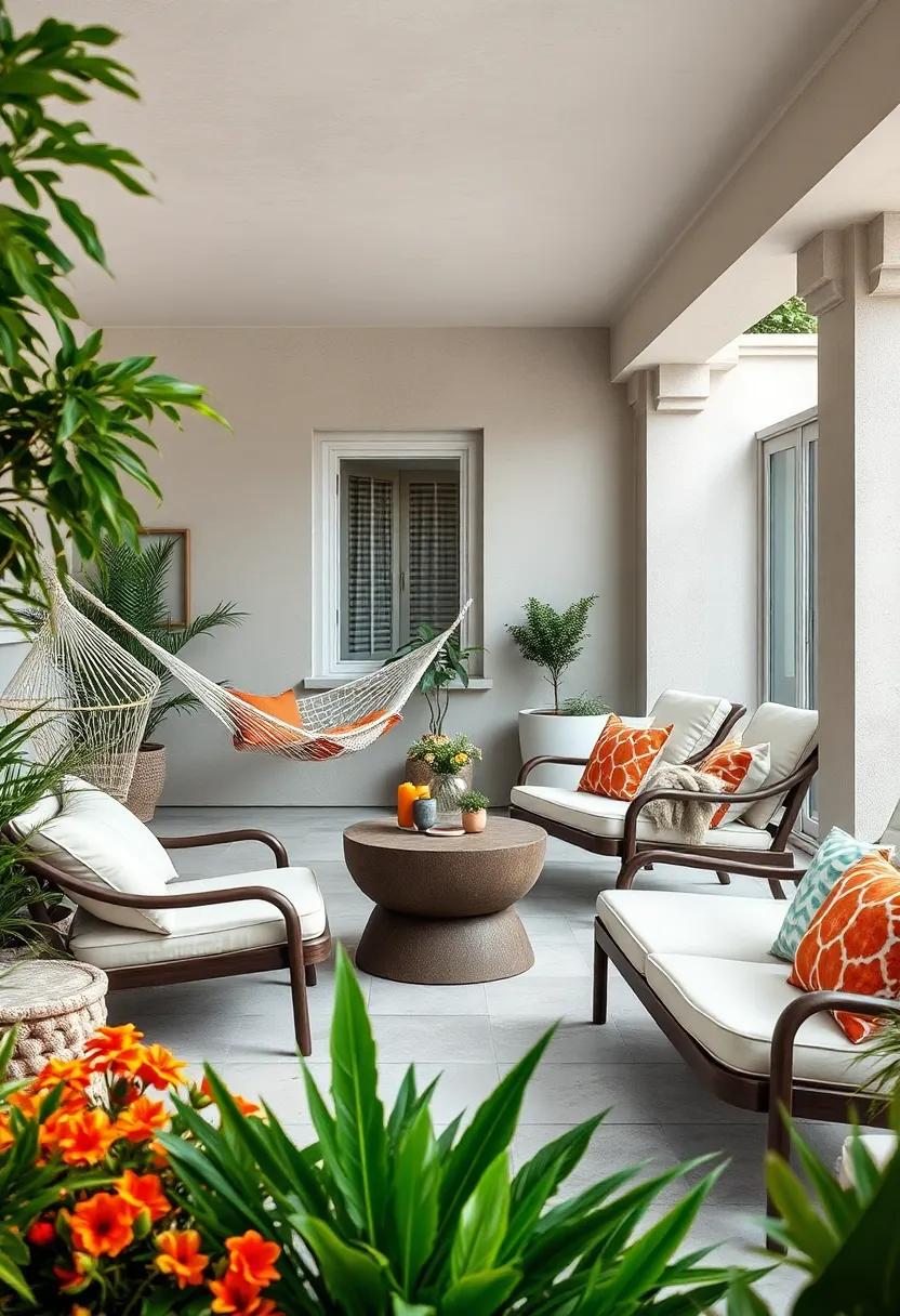 Use Colorful⁤ Cushions: Choose bright, patterned cushions for your lounge chairs to⁣ add a splash of ⁢color⁤ and comfort
