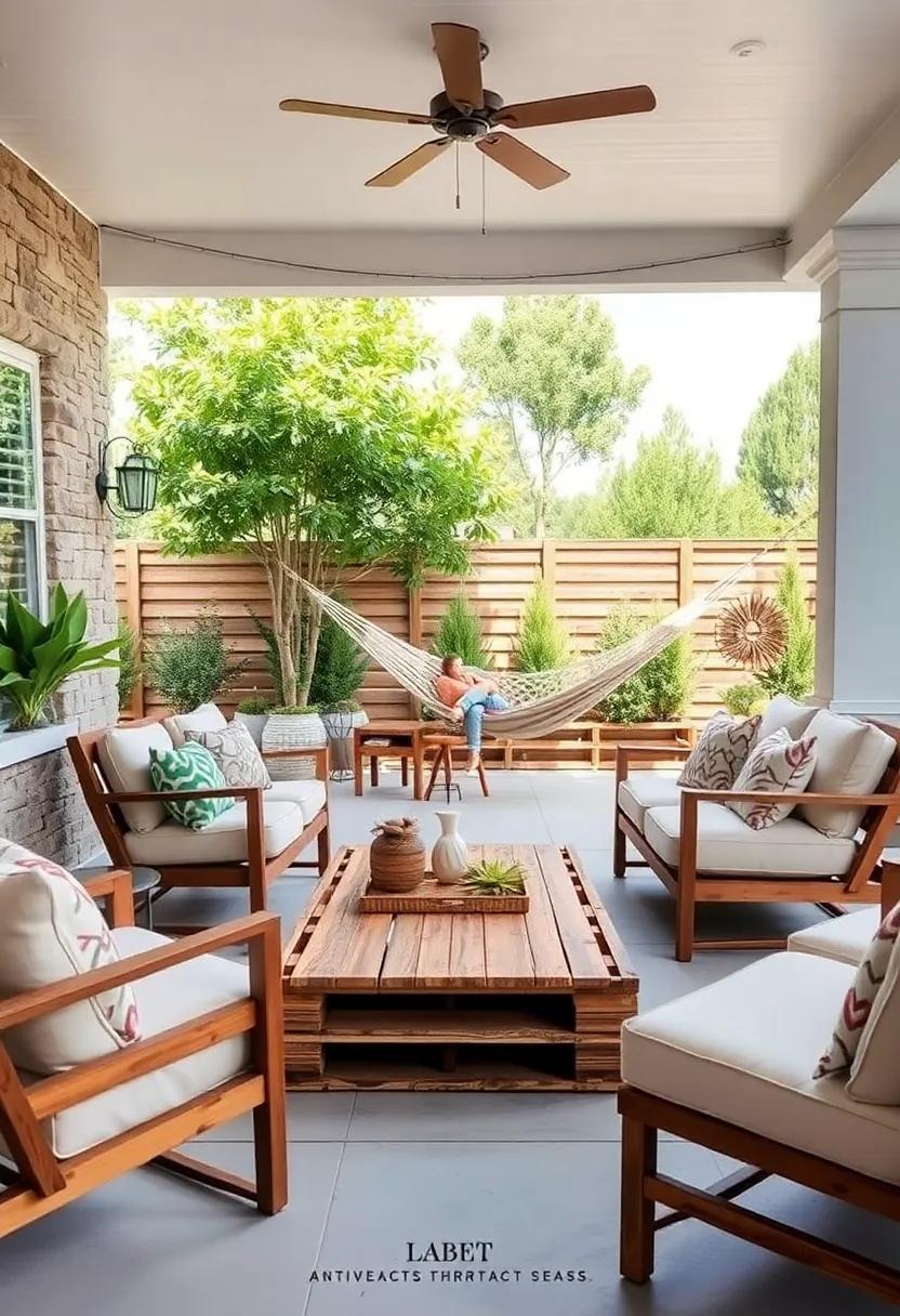 Use a Rustic Pallet Table: Build a ⁣coffee table from pallets for a budget-friendly yet stylish accompaniment to your seating area