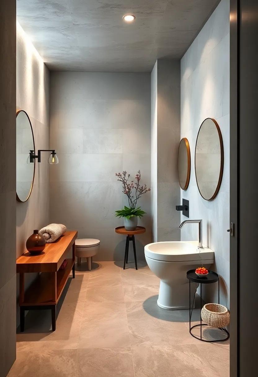 Sleek and Modern: Embracing Minimalism in Powder Room​ design