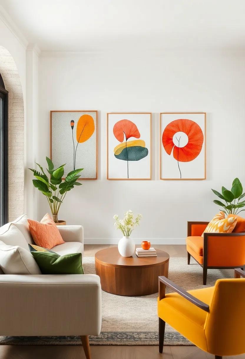 Vintage Vibes: Incorporate retro-inspired ​abstract prints that pay homage to mid-century art, seamlessly blending nostalgia with modern decor