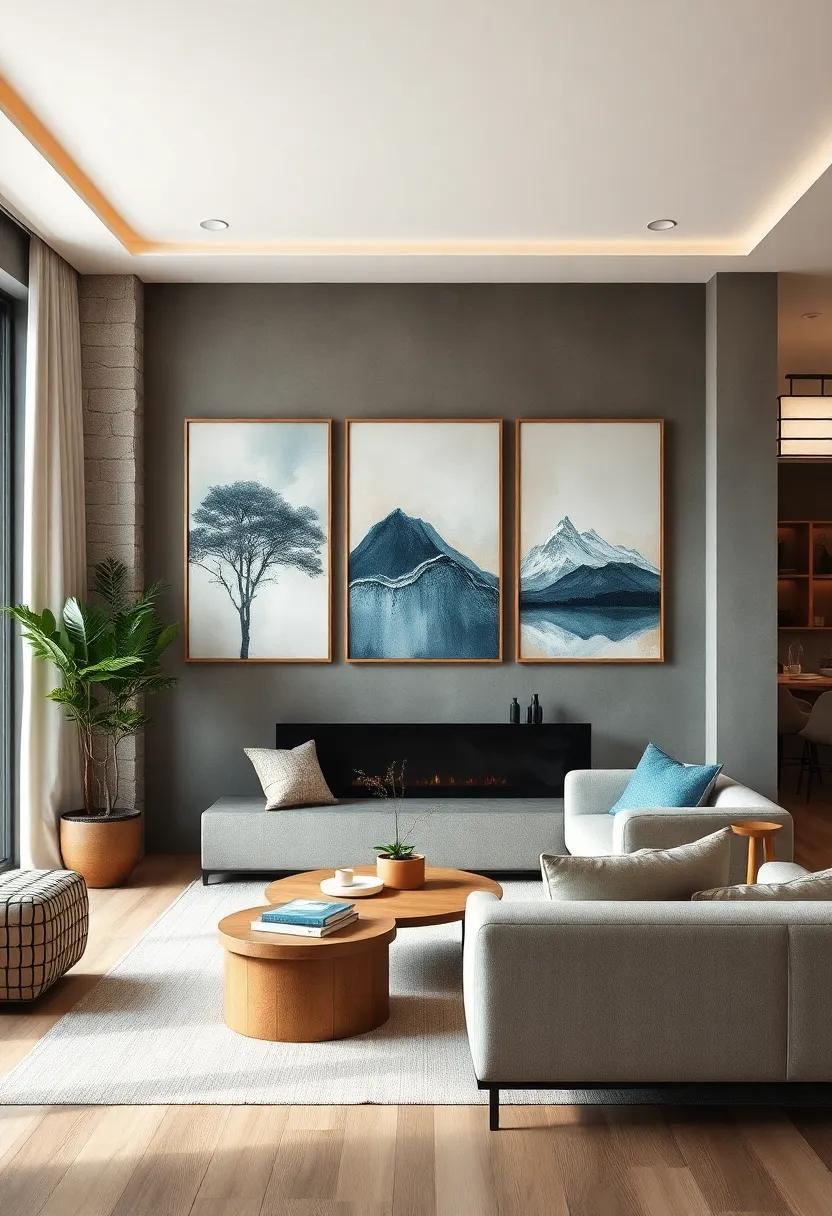 nature-Inspired‍ Abstracts: Choose art that abstracts natural forms ⁣like trees or mountains, blending the ‌beauty of the outdoors with your indoor space