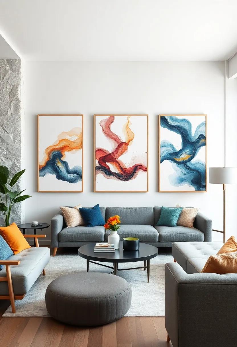 Movement and Flow: Look for prints that capture motion, evoking a sense of energy and dynamism in an or else still space