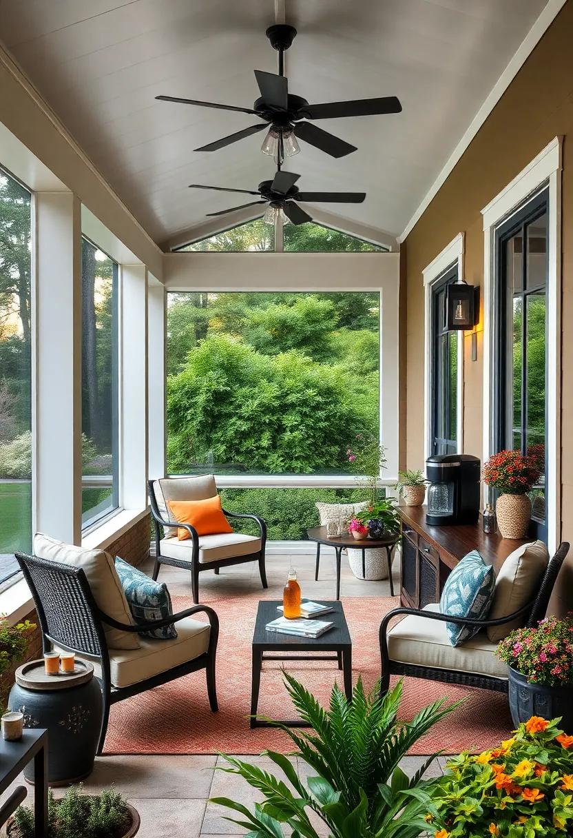 Coffee⁤ station for Mornings: Set up a coffee station with an outdoor-friendly coffee maker, so you can enjoy your morning brew ⁢while⁤ basking in the serene atmosphere