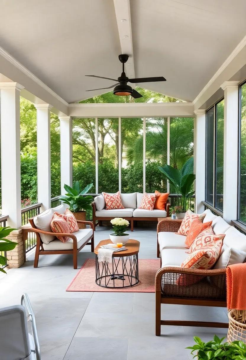 Incorporate a Daybed: For the ultimate relaxation spot, integrate a daybed adorned with ⁢plush pillows and ‌throws, where⁣ you can​ nap‍ or enjoy morning ‍coffee