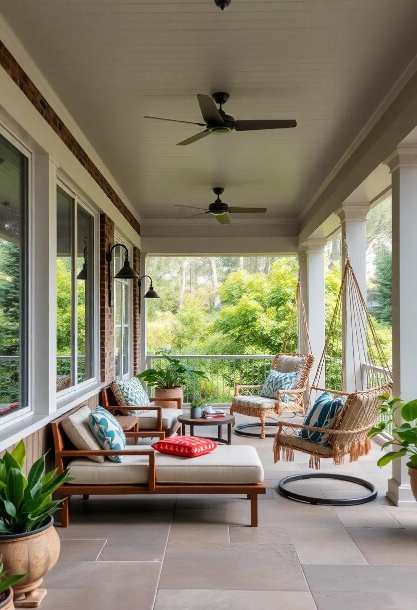 Swaying ⁣Hammock Chairs: Add ⁤hammock⁤ chairs for a relaxed vibe where you can sway gently ⁢while enjoying‍ the fresh ‍air and a good book