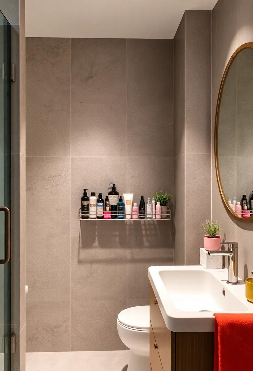 Shower Caddy for ⁢Cosmetics: Utilize a shower ​caddy to​ keep frequently-used products organized ⁣within reach of the sink, perfect for small bathrooms that struggle with space