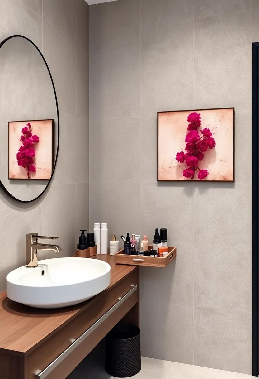 Vanity Caddy: Designate a stylish caddy ​for your most-used items that you can easily transport from bathroom to bedroom without hassle
