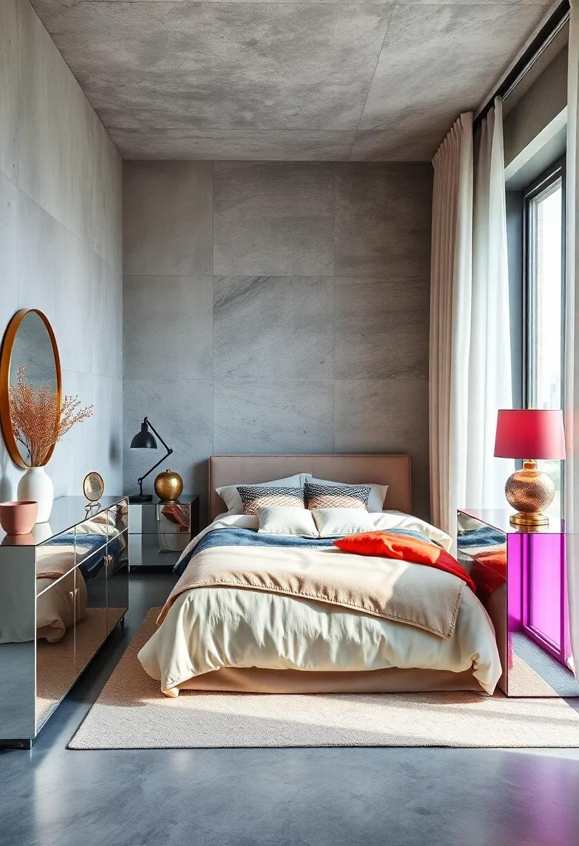 Play with Colors: Use tinted mirrored surfaces for a modern ​twist, adding⁢ a⁢ hint of color while maintaining a reflective ⁢quality