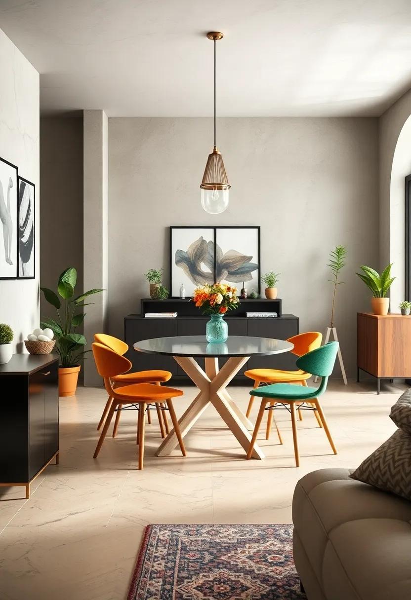 Mix ‌and Match:​ Use mismatched chairs ⁤around a small table for ⁢an eclectic look that’s full‍ of personality while maximizing seating versatility
