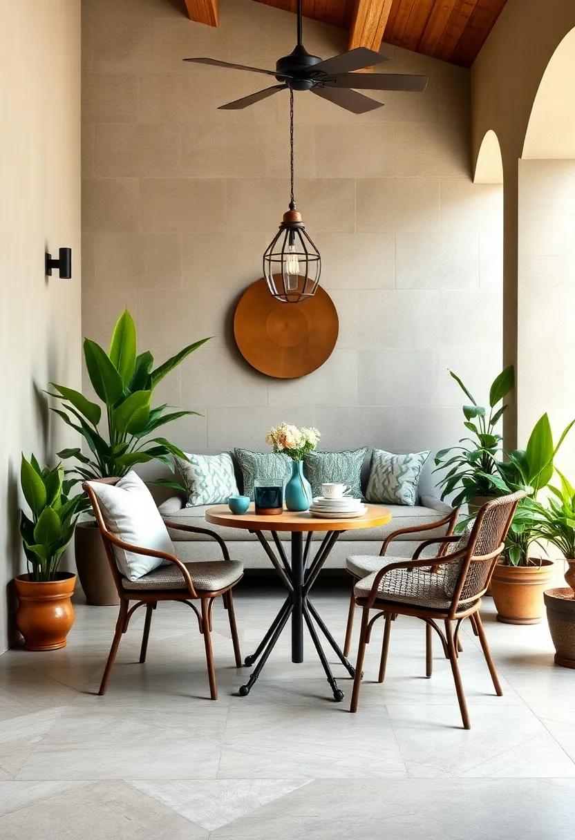Outdoor-Inspired: Bring the outdoors in‌ with a small bistro table ‍and comfy chairs, creating a quaint café feel in your dining area