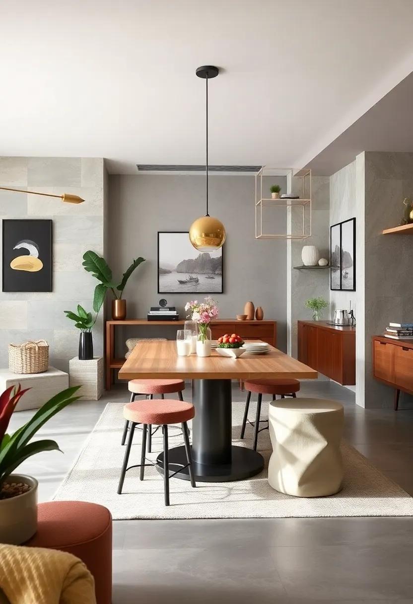 Pull-Up Options: Use stools that can be tucked away under the table when not ⁢in use, freeing⁢ up floor space ​and allowing for flexibility