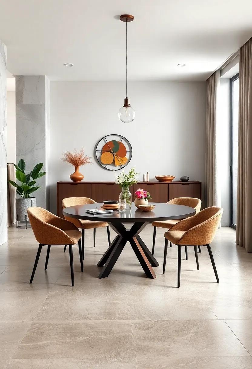 round ‌for Flow: Select​ a round table to facilitate easy flow in ​tight spaces, ensuring everyone feels included without the awkwardness⁤ of corners