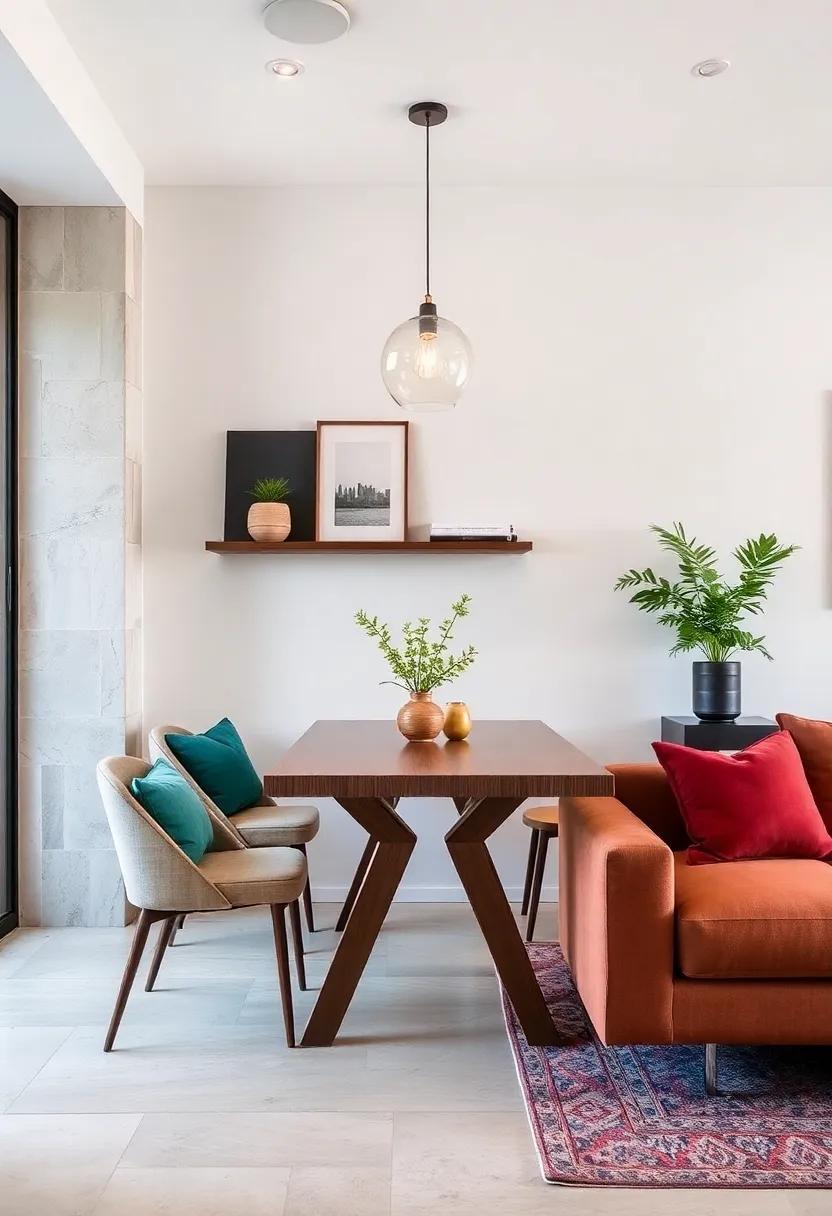 Wall-Mounted Wonder: A wall-mounted table‍ can fold ​down when‍ you need it, liberating‌ precious ​floor space when ​it's not in use