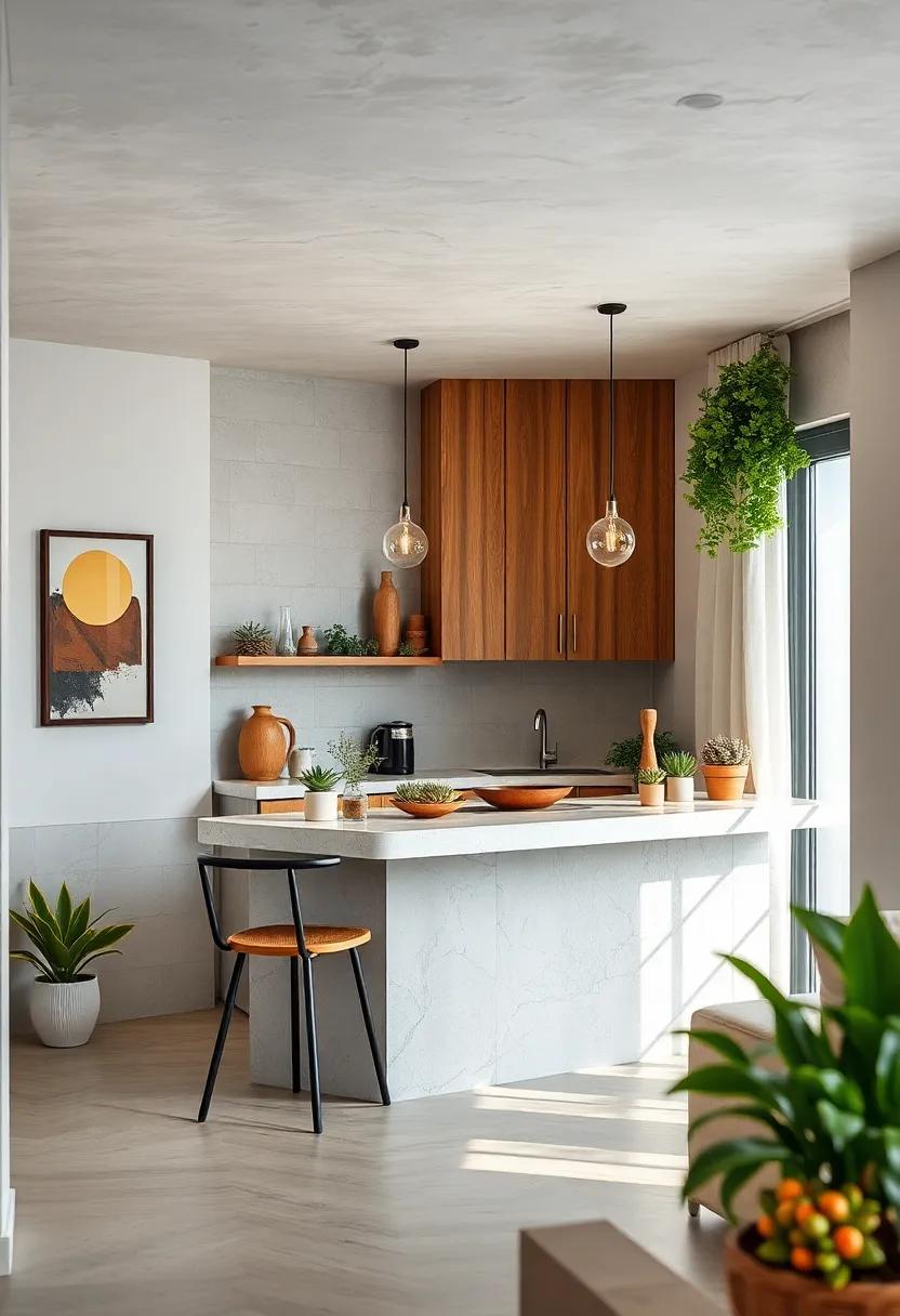 Add ⁣a Touch‌ of Nature:⁤ Incorporate‍ small succulents or flowers for a refreshing organic ⁤element without taking up‍ too much​ space
