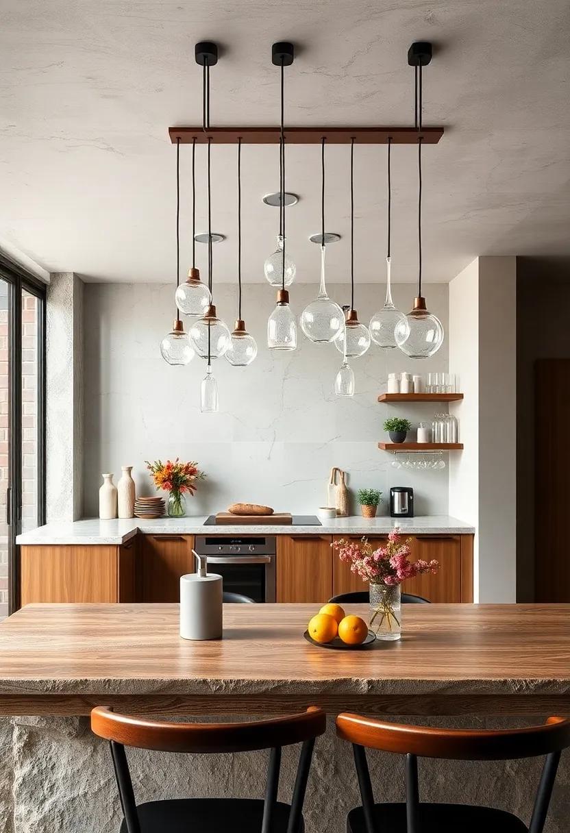 Hang​ Glassware from the Ceiling: Create a suspended glassware display for an⁣ eye-catching and space-saving solution
