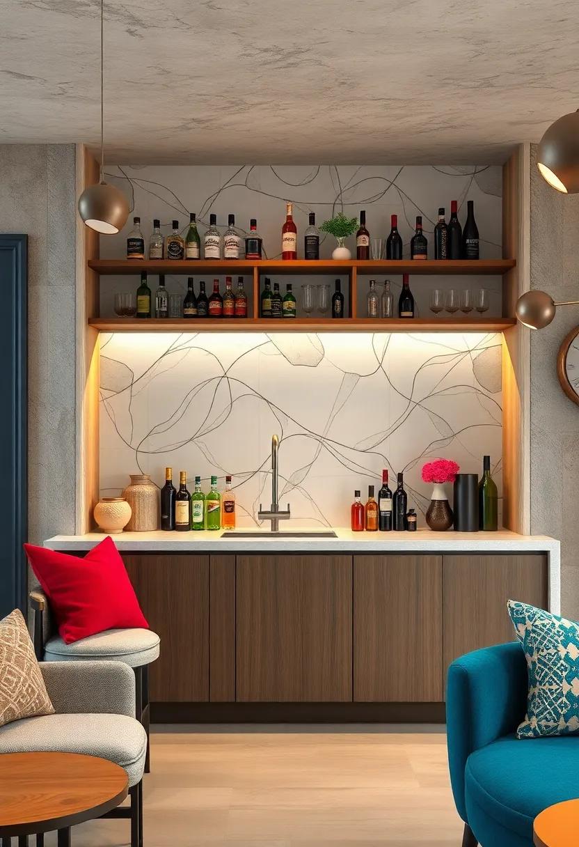 Use Risers for Display: Create levels‍ for⁣ your bottles and garnishes using​ decorative stands to add ⁣depth ‌and visual ⁢interest